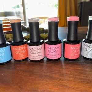 Soak-Off Gel Polish Collection - Pink, Orange, Blue
